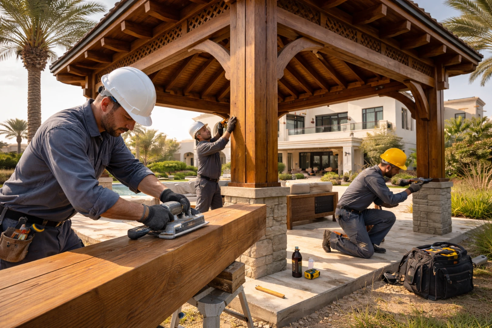 Expert gazebo construction Dubai