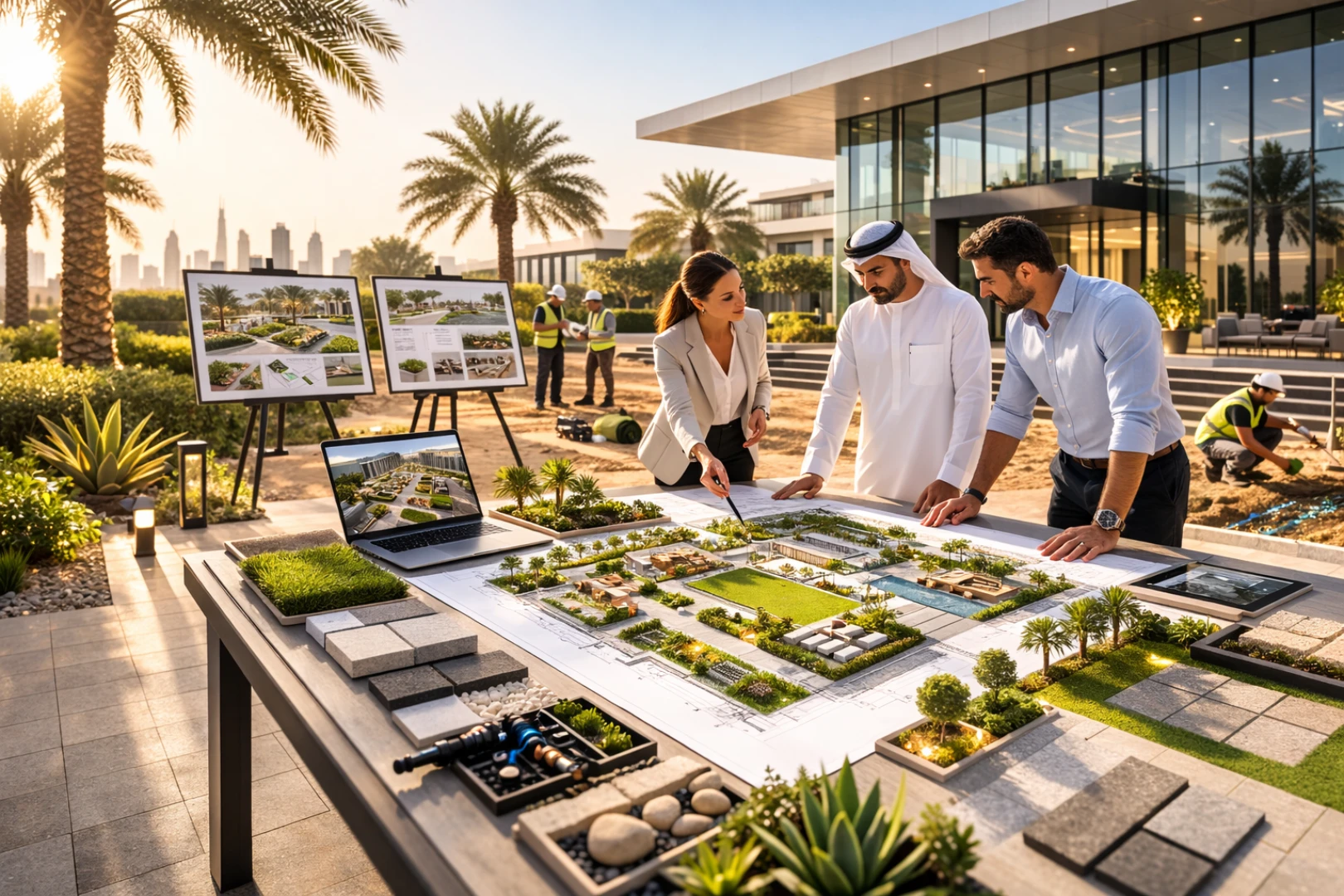 Commercial landscape design approval Dubai