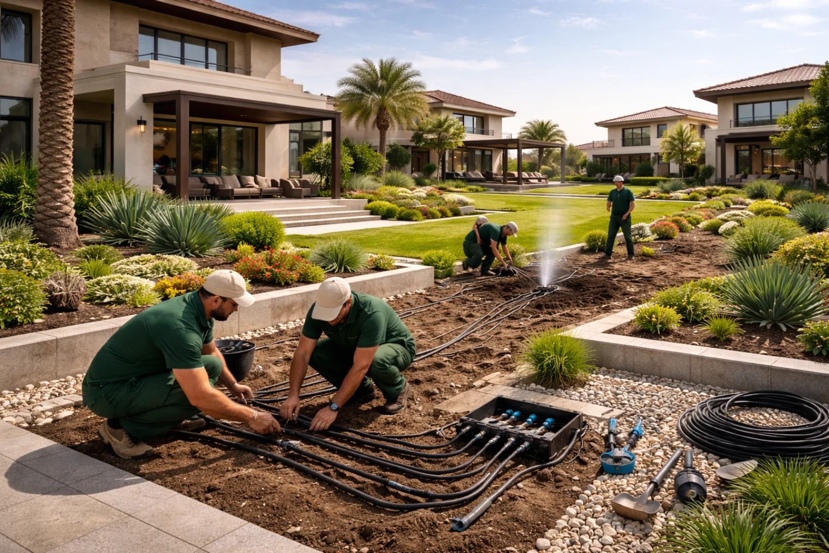 Modern irrigation renovation Dubai