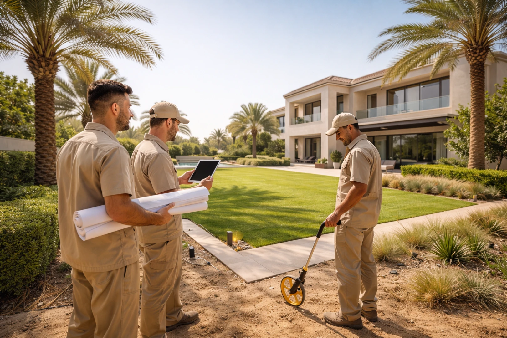 Custom backyard design Dubai