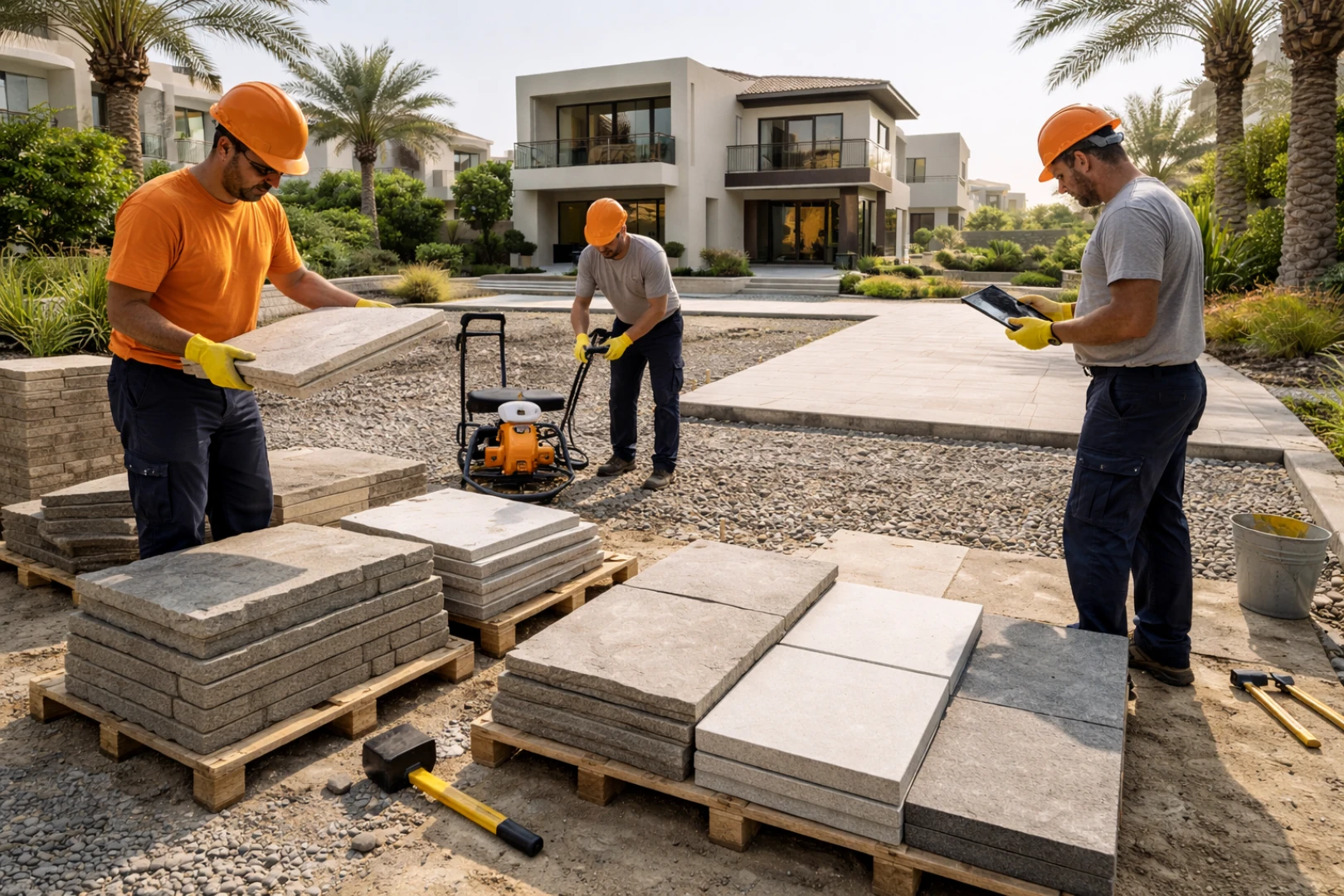Premium patio paving Dubai