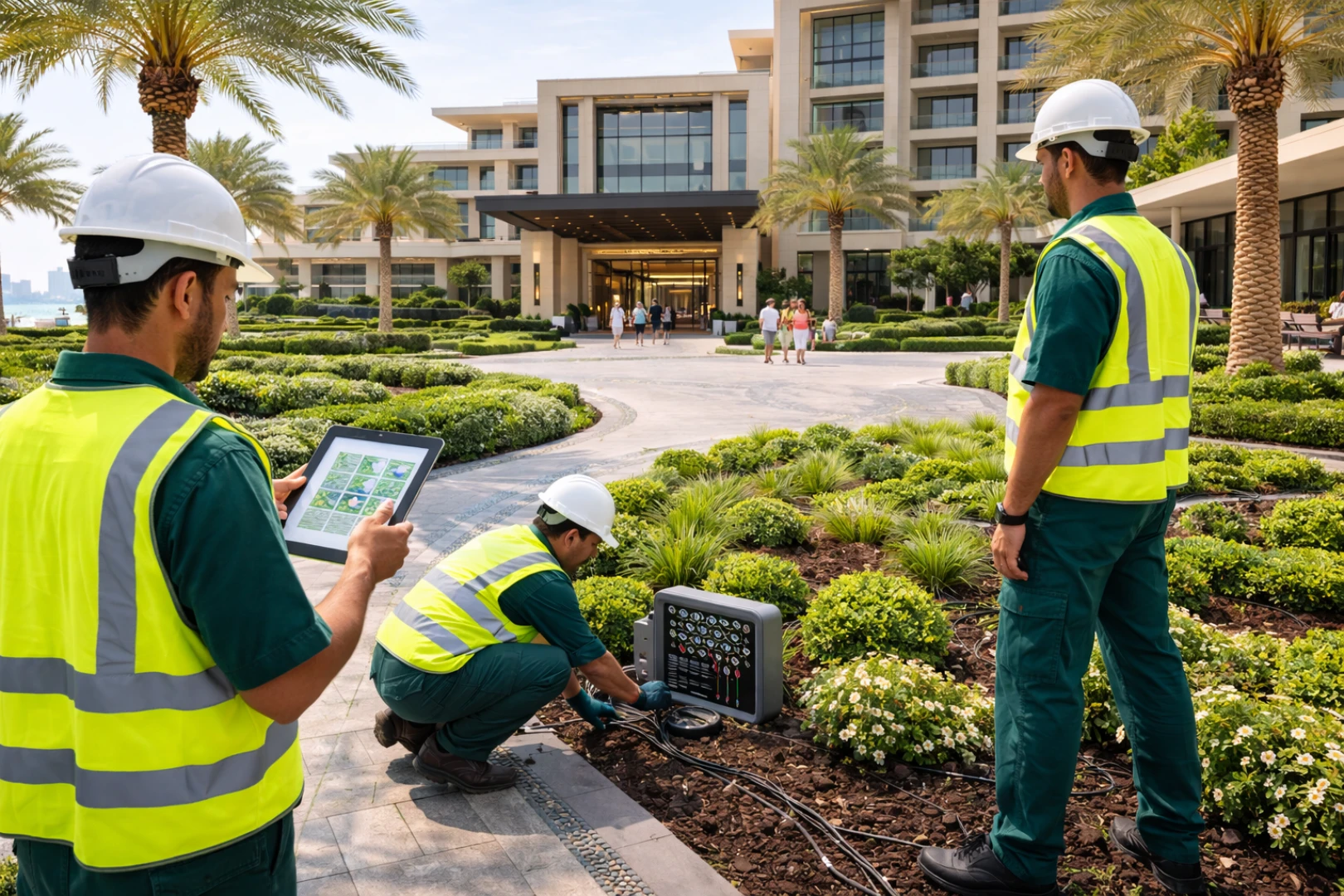 Hotel landscaping consultation Dubai