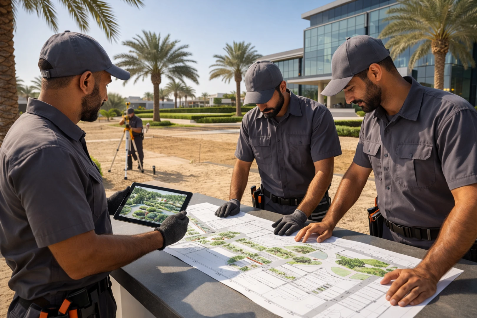 Site planning commercial landscaping Dubai