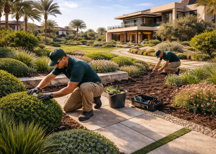 Professional garden landscaping Dubai